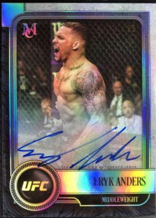 Eryk Anders 2019 Topps UFC Museum Collection Museum Autographs #MA-EA