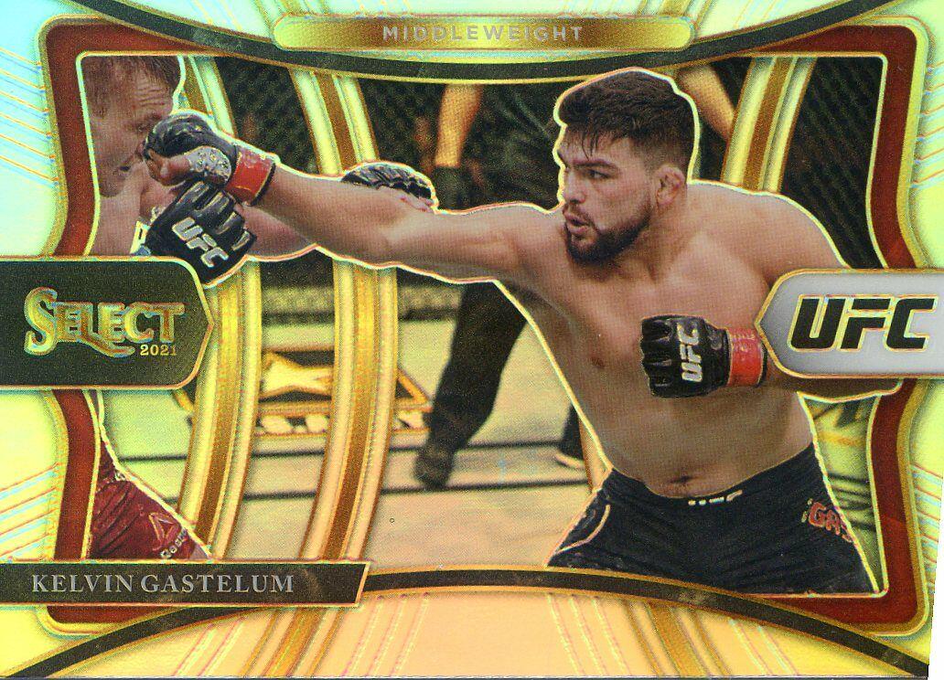 Kelvin Gastelum 2021 Panini Select UFC Premier Level #167 Silver