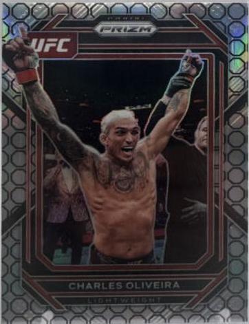 Charles Oliveira 2023 Panini Prizm UFC Base #183 Octagon