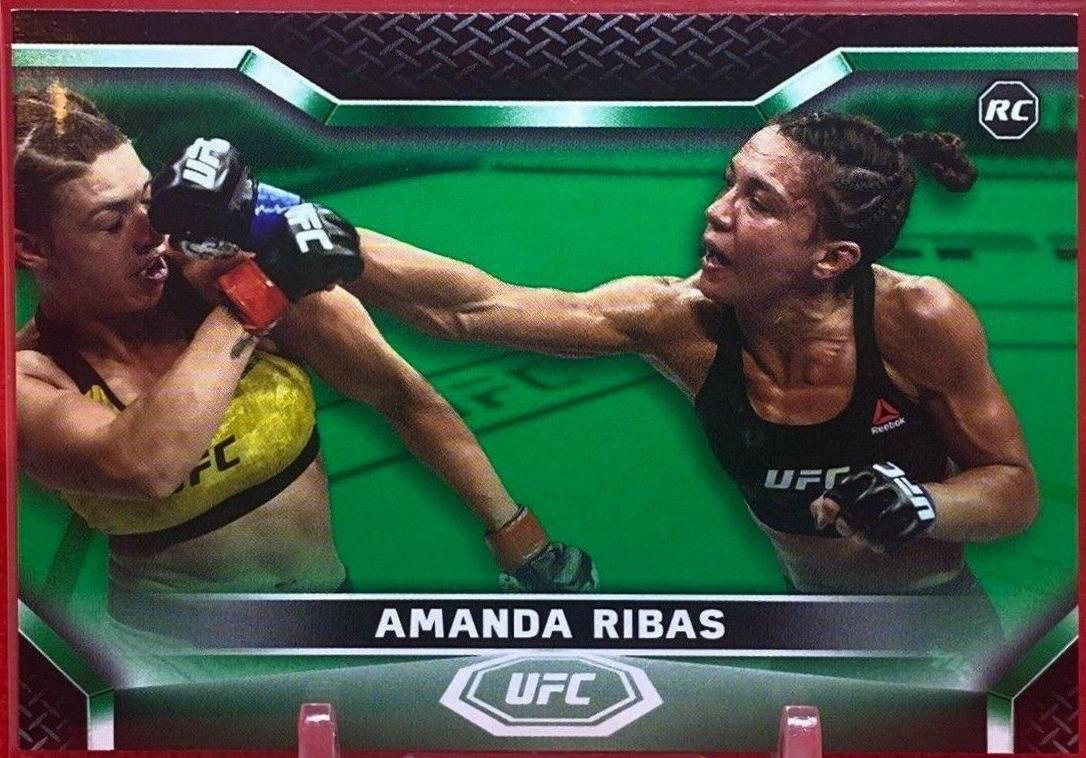 Amanda Ribas 2020 Topps UFC Knockout Base #43 Green