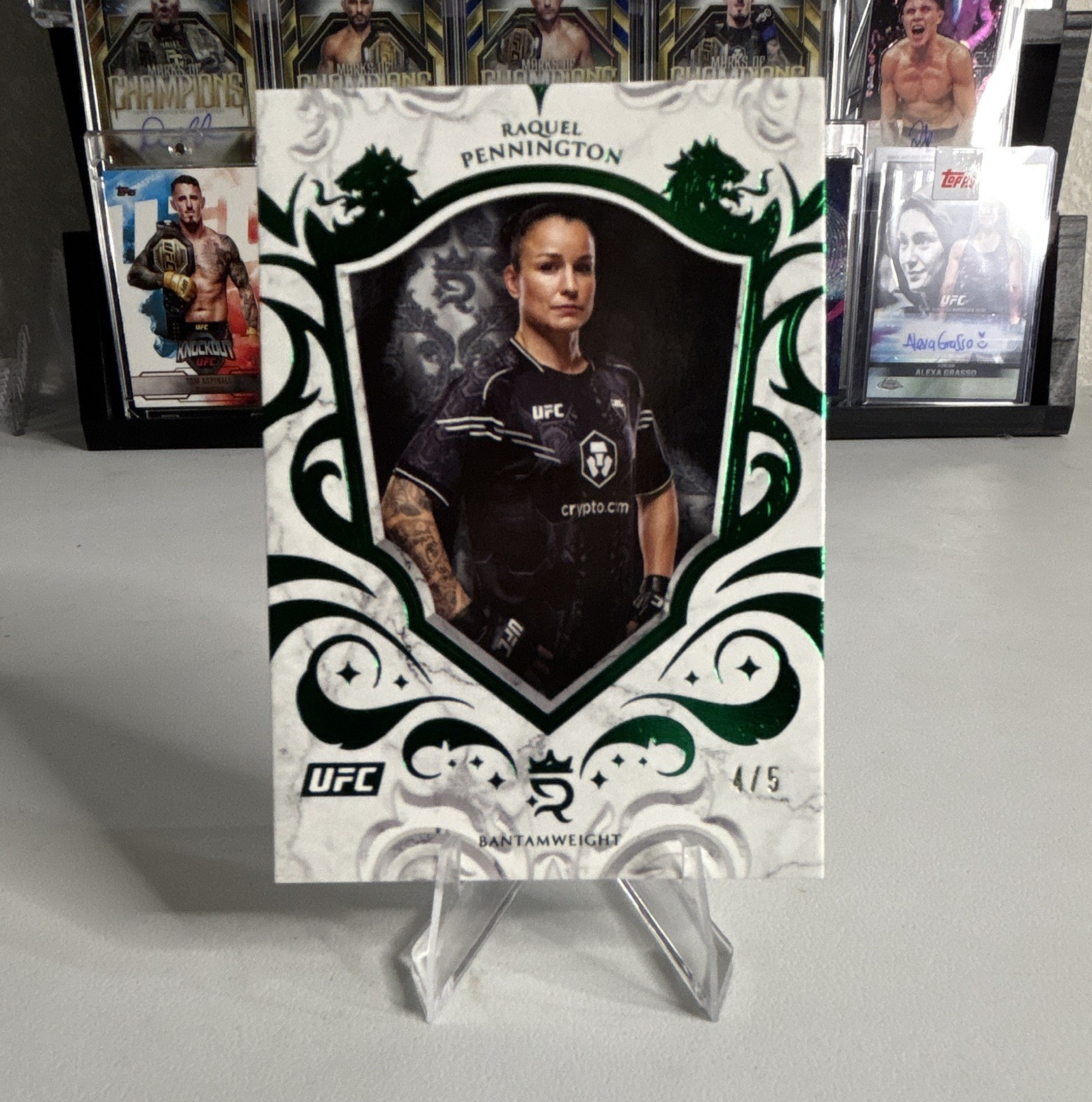 Raquel Pennington 2025 Topps Royalty UFC Base #70 Green
