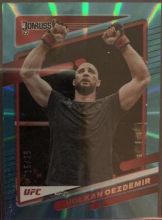 Volkan Oezdemir 2022 Panini Donruss UFC Base #161 Laser