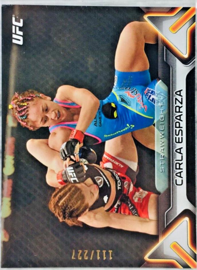 Carla Esparza 2016 Topps UFC Knockout Base #61 Silver