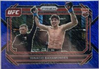 Ignacio Bahamondes 2023 Panini Prizm UFC Base #62 Blue Shimmer