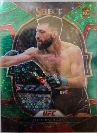 Javid Basharat 2023 Panini Select UFC Concourse #26 Green Disco