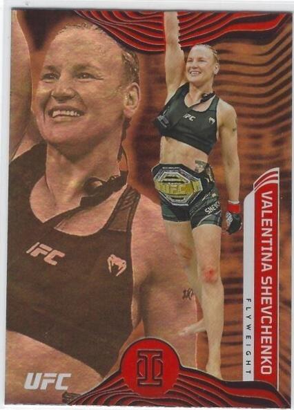 Valentina Shevchenko 2022 Panini Chronicles UFC Base Illusions #272 Bronze