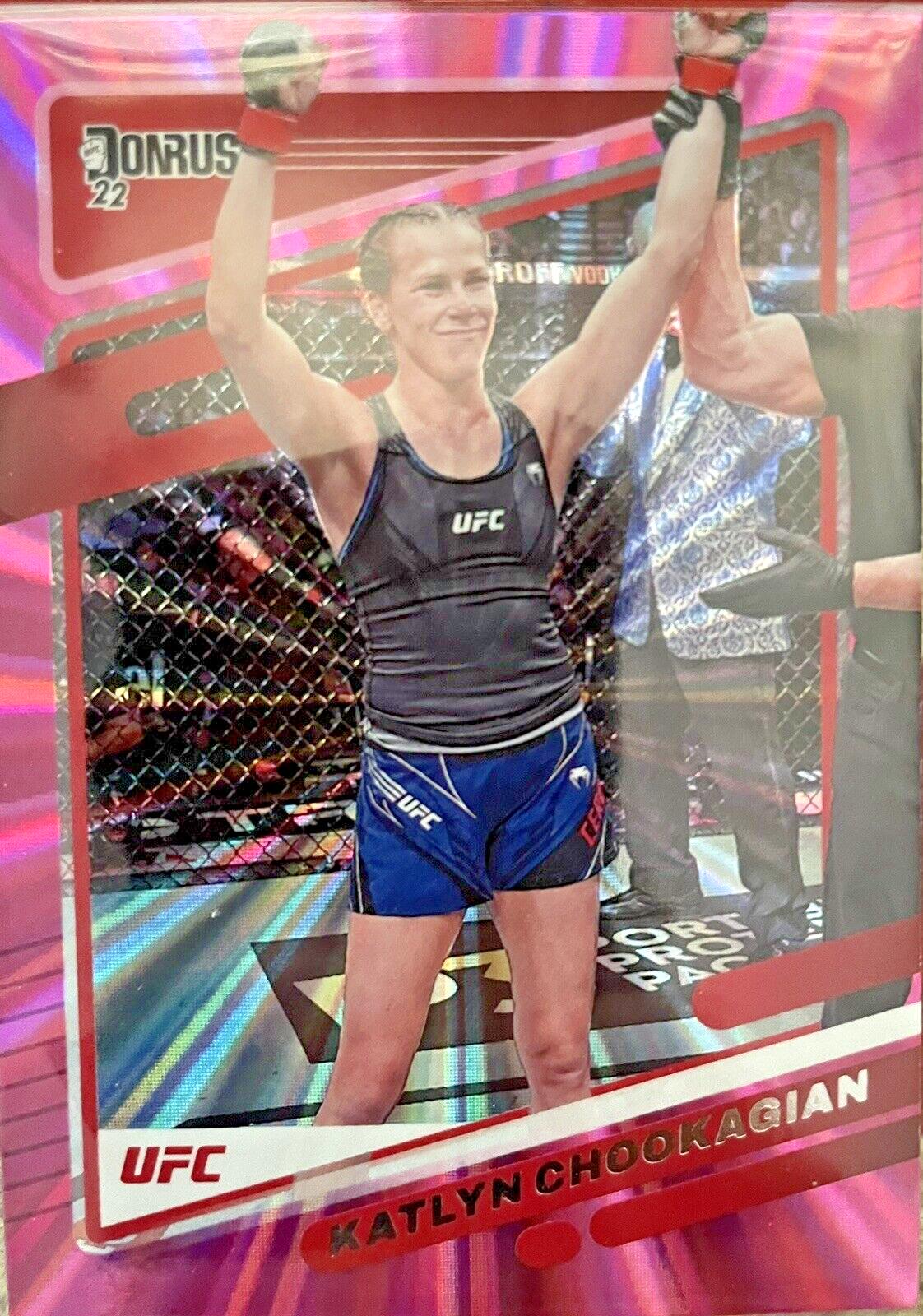 Katlyn Cerminara 2022 Panini Donruss UFC Base #82 Laser