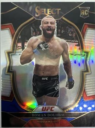 Roman Dolidze 2023 Panini Select UFC Concourse #3 Black Blue