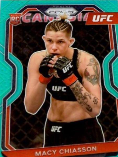 Macy Chiasson 2021 Panini Prizm UFC Base #37 Teal
