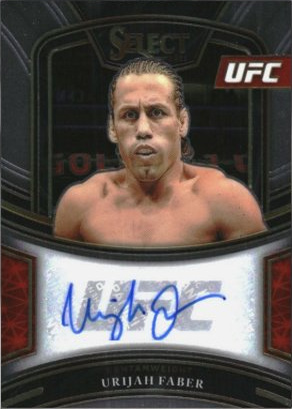 Urijah Faber 2021 Panini Select UFC Signatures #10 Disco Prizms