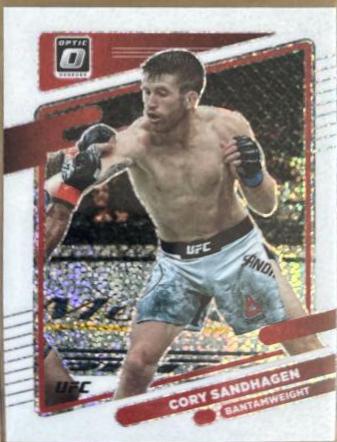 Cory Sandhagen 2022 Panini Donruss Optic UFC Base #8 White Sparkle