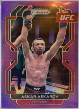 Askar Askarov 2022 Panini Prizm UFC Base #197 Purple