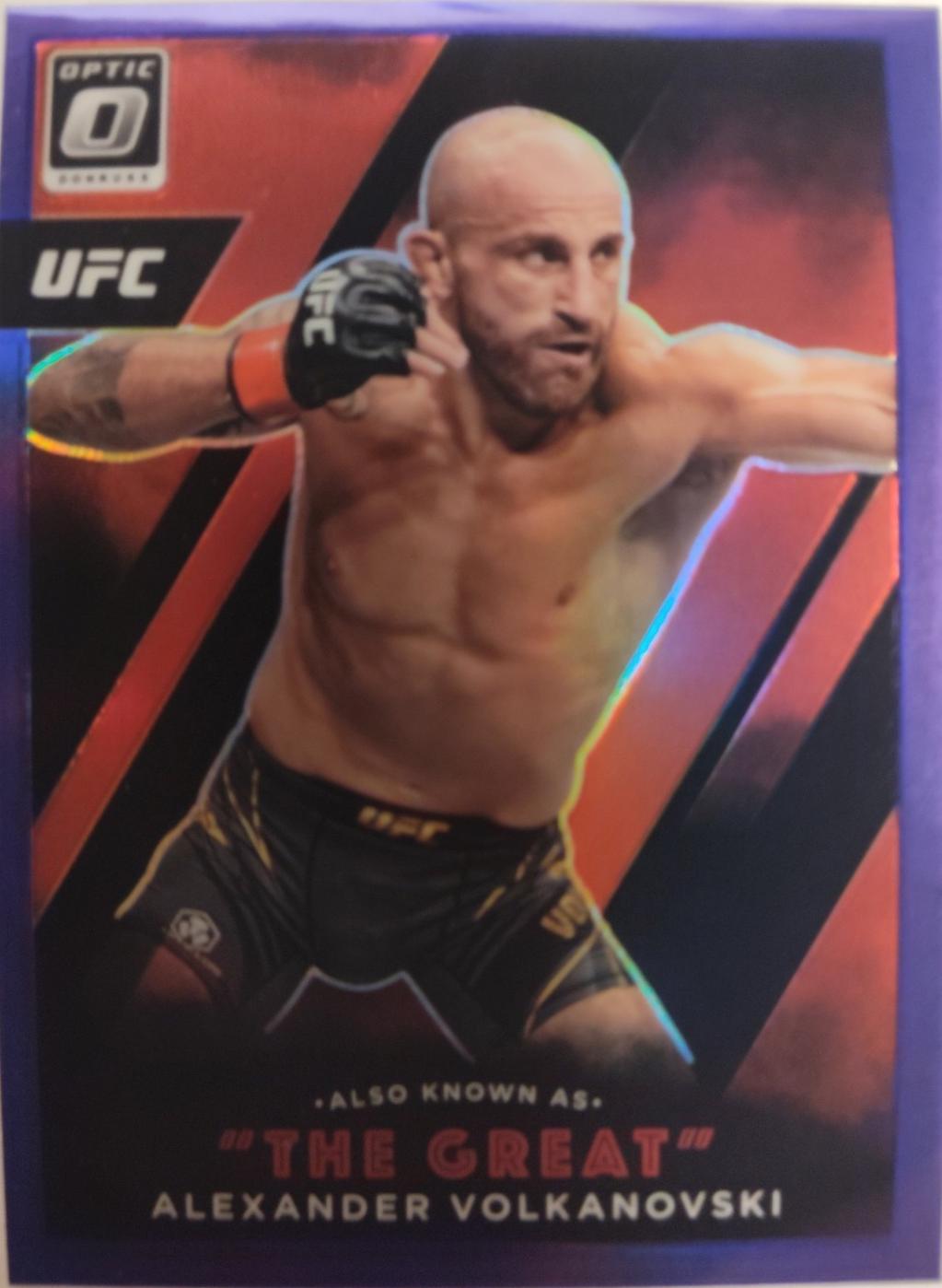 Alexander Volkanovski 2022 Panini Donruss Optic UFC Also Known As #4 Purple