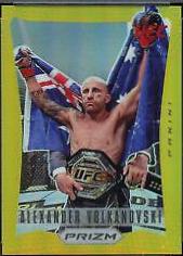 Alexander Volkanovski 2022 Panini Prizm UFC Prizm Flashback #8 Gold