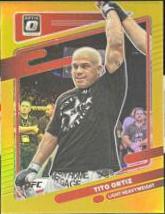Tito Ortiz 2022 Panini Donruss Optic UFC Base #7 Gold