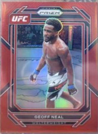 Geoff Neal 2023 Panini Prizm UFC Base #127 Red