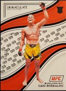 Caio Borralho 2023 Panini Immaculate Collection UFC Base #62 30th Anniversary