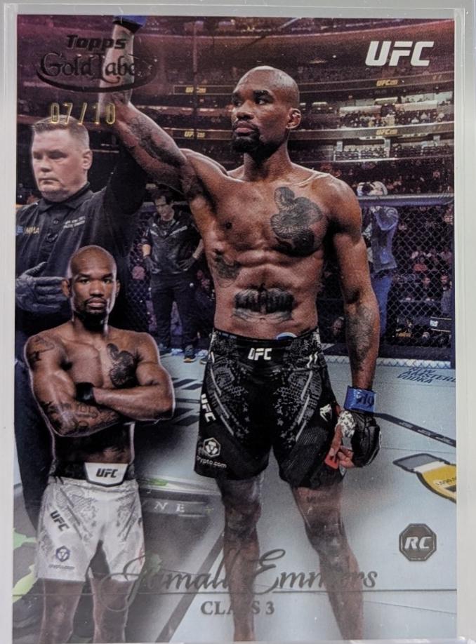 Jamall Emmers 2024 Topps Gold Label UFC Base Class III #71 Black