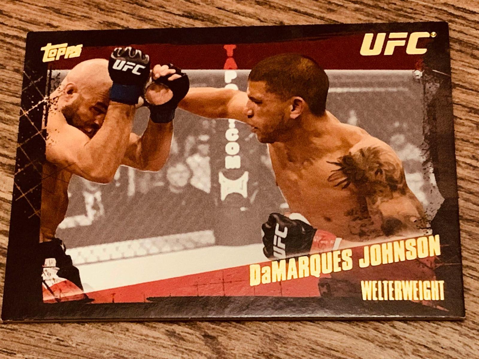 DaMarques Johnson 2010 Topps UFC Base #54 Gold
