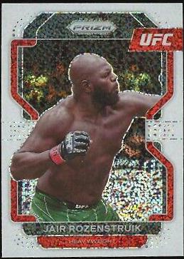 Jairzinho Rozenstruik 2022 Panini Prizm UFC Base #145 White Sparkle