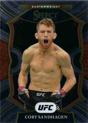 Cory Sandhagen 2021 Panini Select UFC Concourse #50 Green Disco