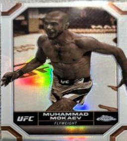 Muhammad Mokaev 2024 Topps Chrome UFC Base #144 Sepia Refractor