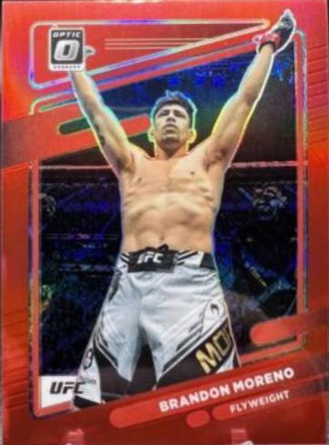 Brandon Moreno 2022 Panini Donruss Optic UFC Base #14 Red