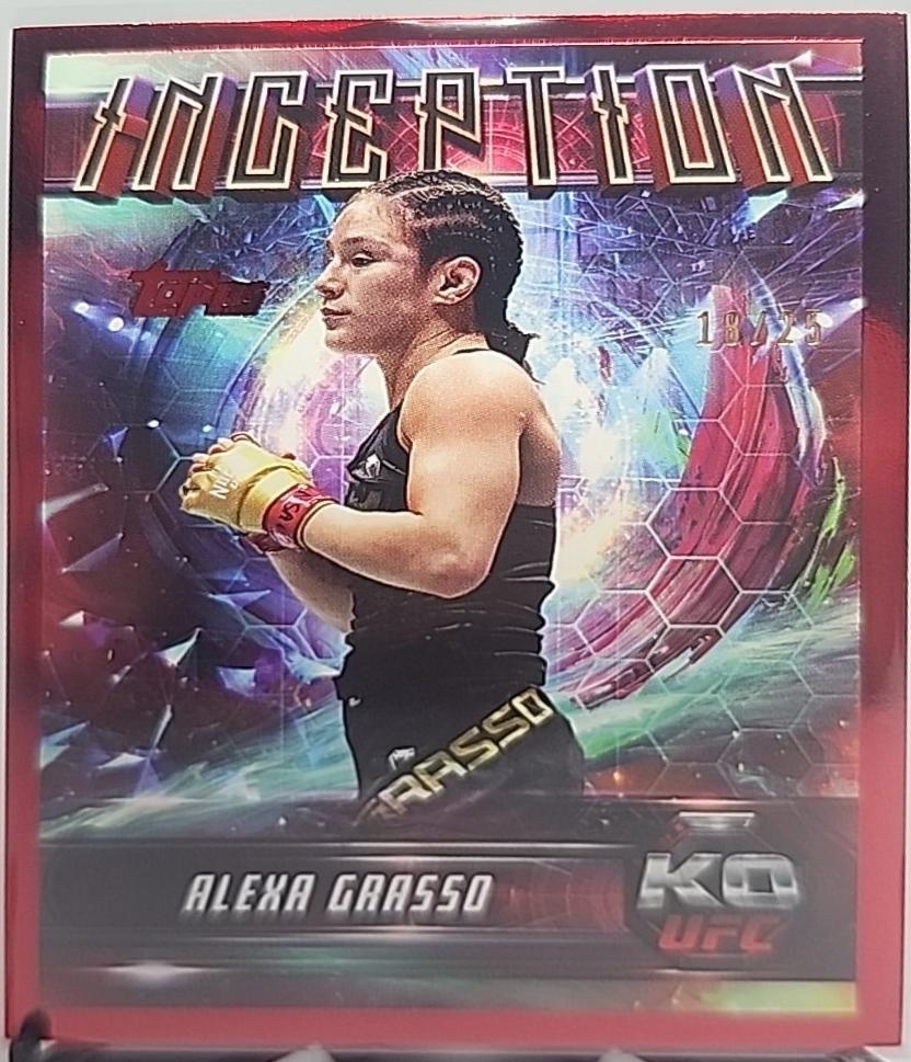Alexa Grasso 2025 Topps Knockout UFC Inception #IN-5 Red