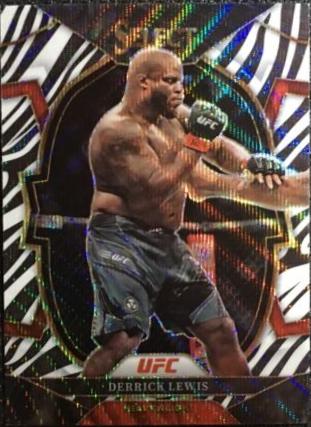 Derrick Lewis 2023 Panini Select UFC Concourse #72 Zebra