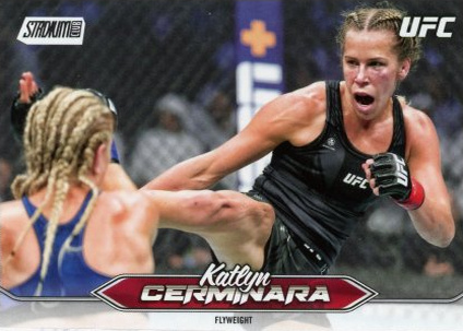 Katlyn Cerminara 2025 Topps Stadium Club UFC Base #85 Red
