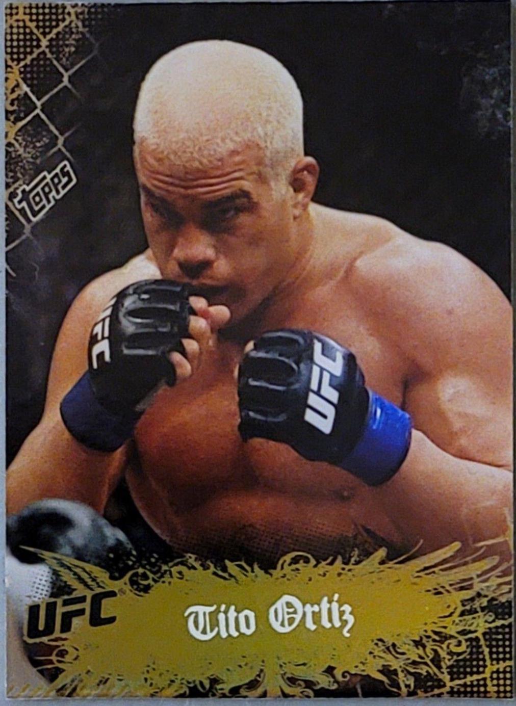 Tito Ortiz 2010 Topps UFC Main Event Base #65 Gold