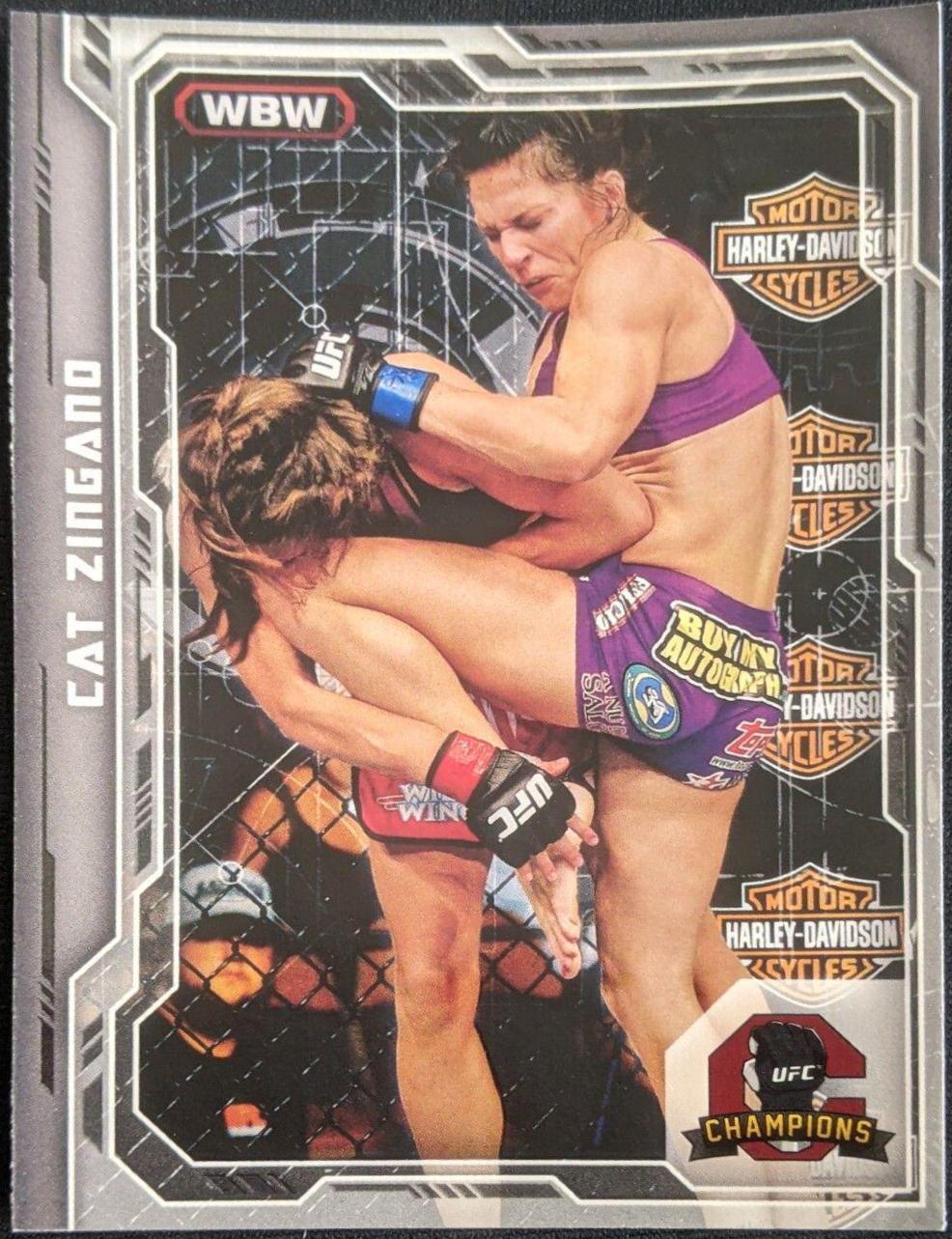 Cat Zingano 2014 Topps UFC Champions Base #97 Silver