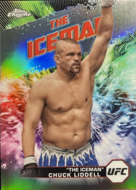 Chuck Liddell 2024 Topps Chrome UFC AKA #AKA-2 Black Refractor