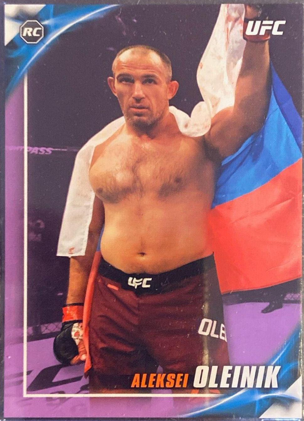 Aleksei Oleinik 2019 Topps UFC Knockout Base #93 Purple