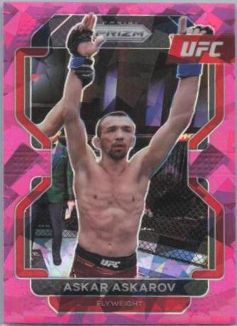 Askar Askarov 2022 Panini Prizm UFC Base #197 Pink Ice