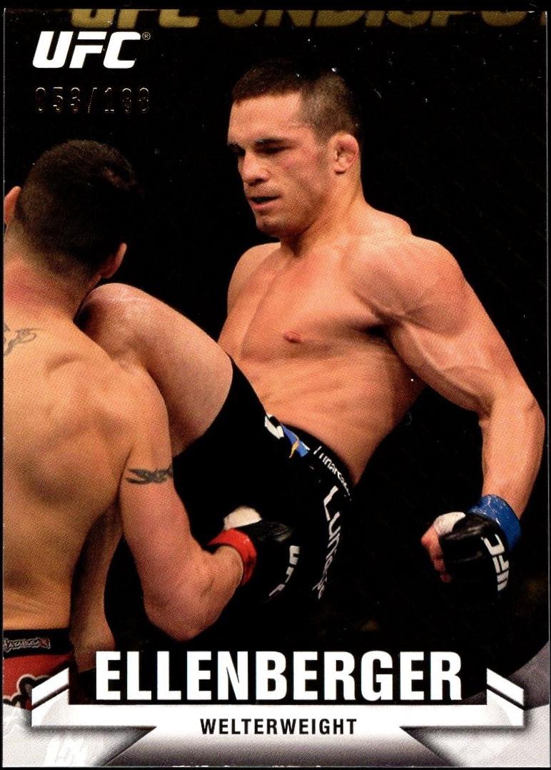 Jake Ellenberger 2013 Topps UFC Knockout Base #105 Gold