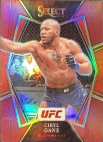 Ciryl Gane 2022 Panini Select UFC Premier Level #143 Maroon