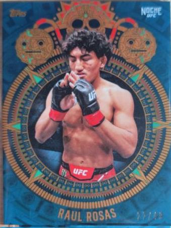 Raul Rosas 2024 Topps Noche UFC Base #7 Blue
