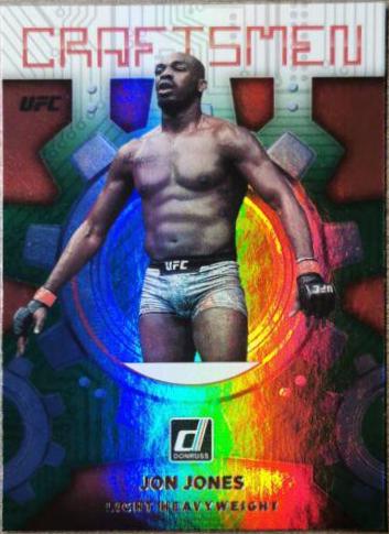 Jon Jones 2022 Panini Donruss UFC Craftsmen #15 Green