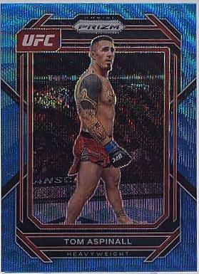 Tom Aspinall 2023 Panini Prizm UFC Base #138 Blue Wave