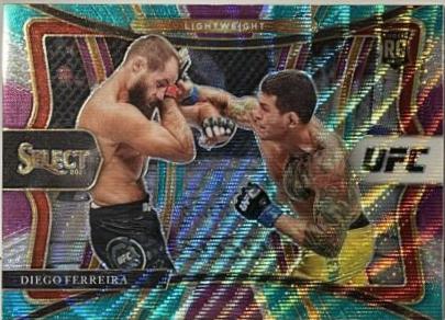 Diego Ferreira 2021 Panini Select UFC Premier Level #119 Tri Color
