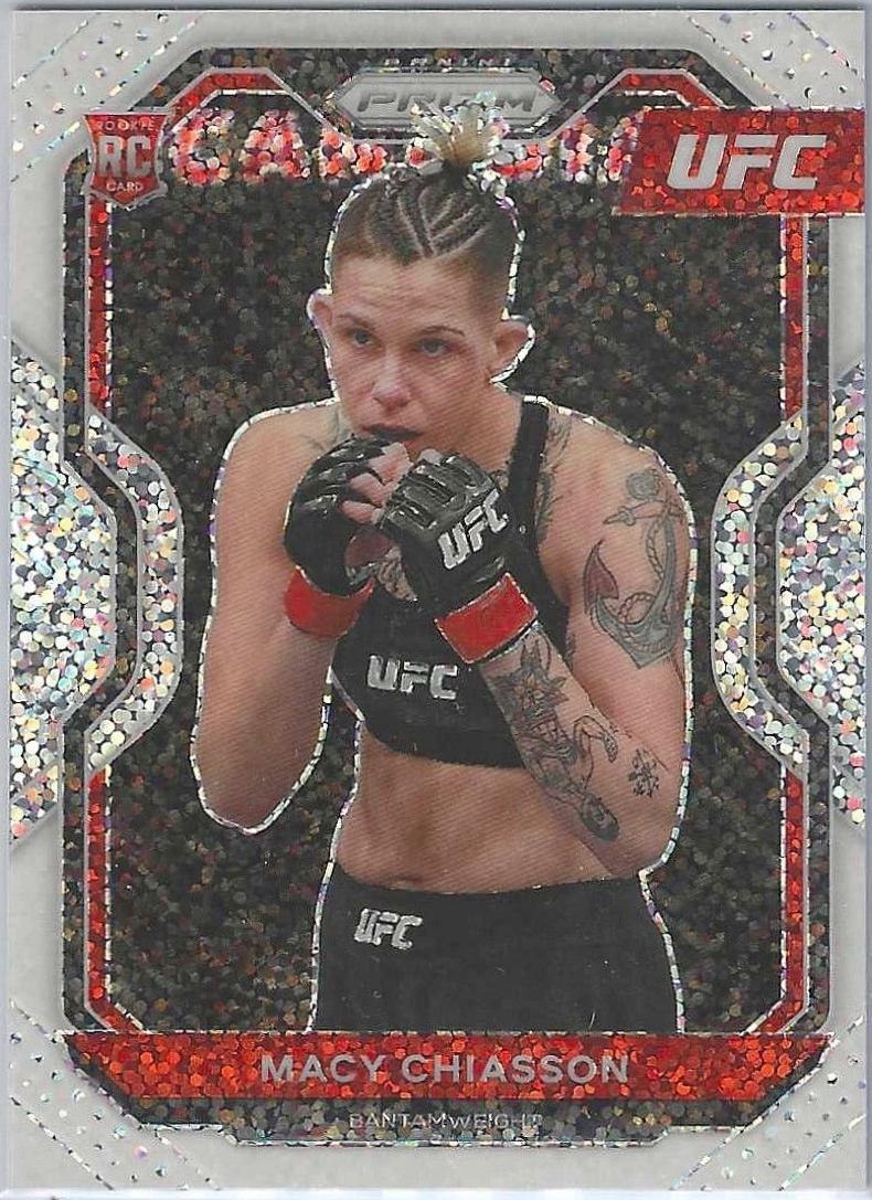 Macy Chiasson 2021 Panini Prizm UFC Base #37 White Sparkle