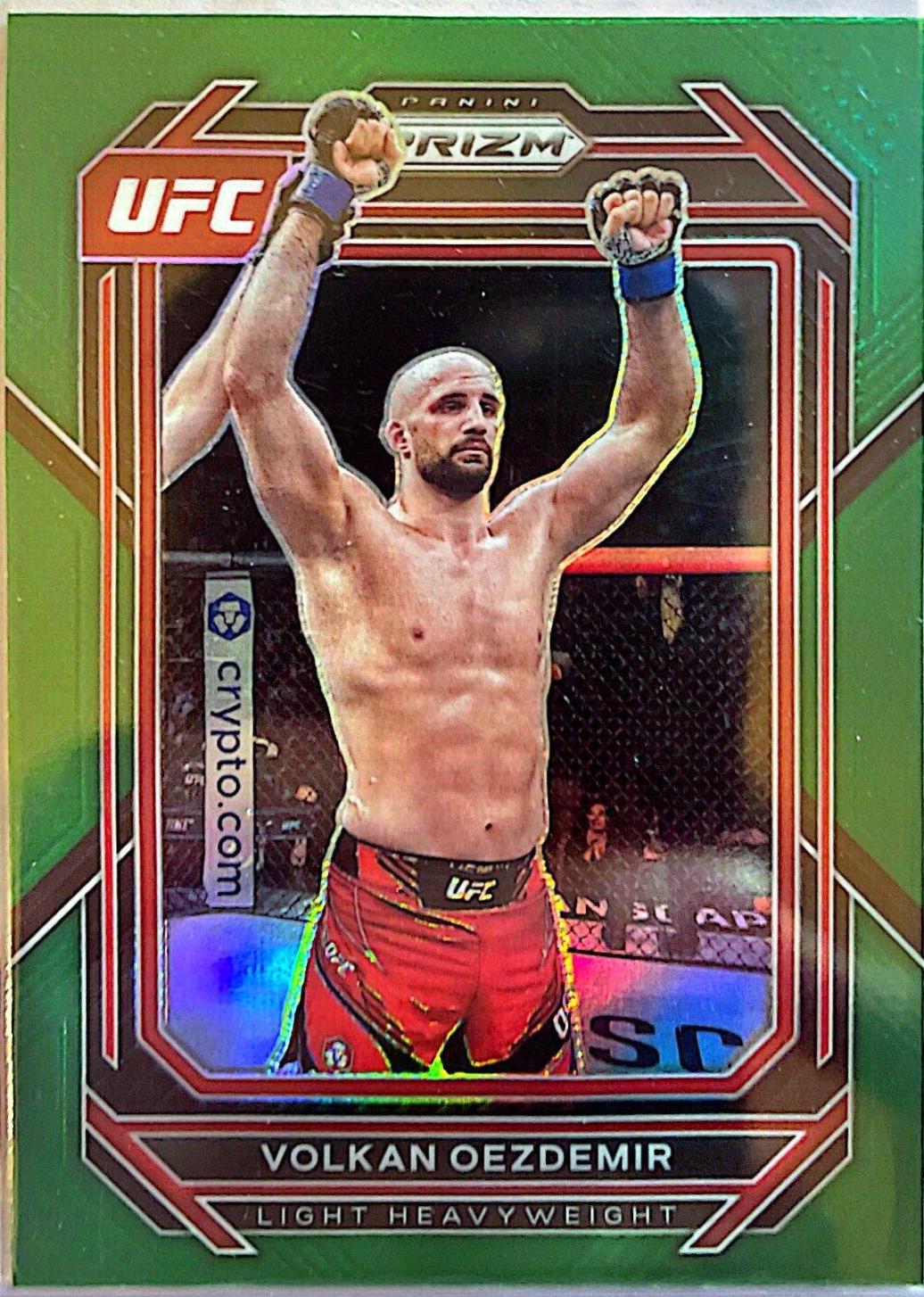 Volkan Oezdemir 2023 Panini Prizm UFC Base #178 Green