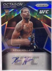 Kevin Holland 2021 Panini Prizm UFC Octagon Signatures #OS-KHL Blue