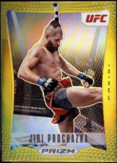 Jiri Prochazka 2022 Panini Prizm UFC Prizm Flashback #9 Gold