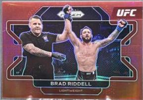 Brad Riddell 2022 Panini Prizm UFC Base #37 Red