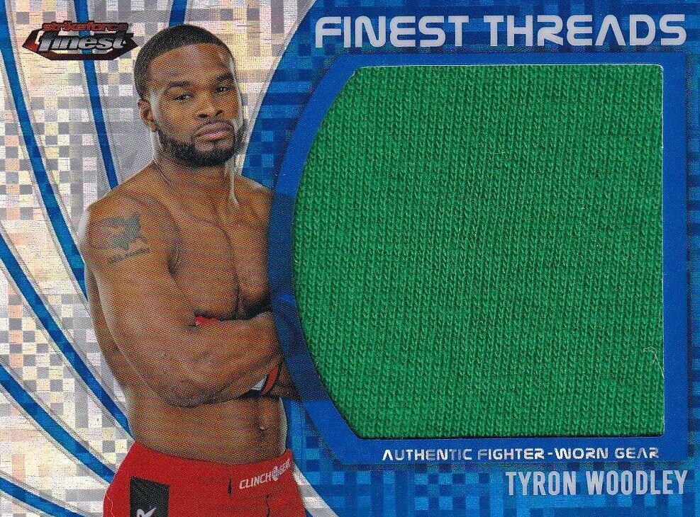 Tyron Woodley 2012 Topps Finest UFC Base #47 Xfractor