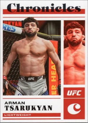Arman Tsarukyan 2023 Panini Chronicles UFC Base Chronicles #53 Platinum