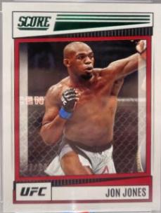 Jon Jones 2022 Panini Chronicles UFC Base Score #194 Green