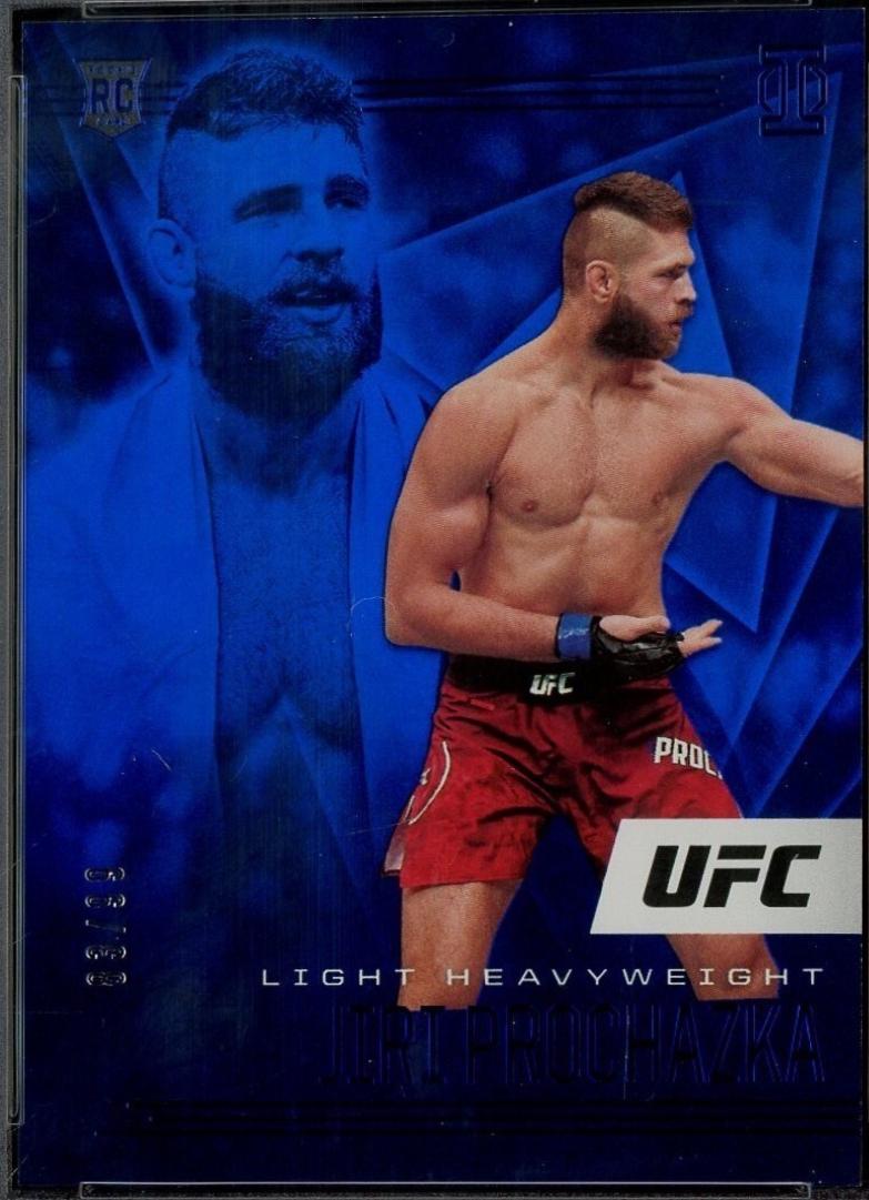 Jiri Prochazka 2021 Panini Chronicles UFC Base Illusions #180 Blue